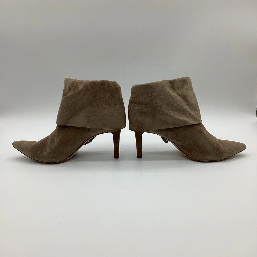 1841.Calvin Klein Taupe Wedge Booties Size 9 VGUC